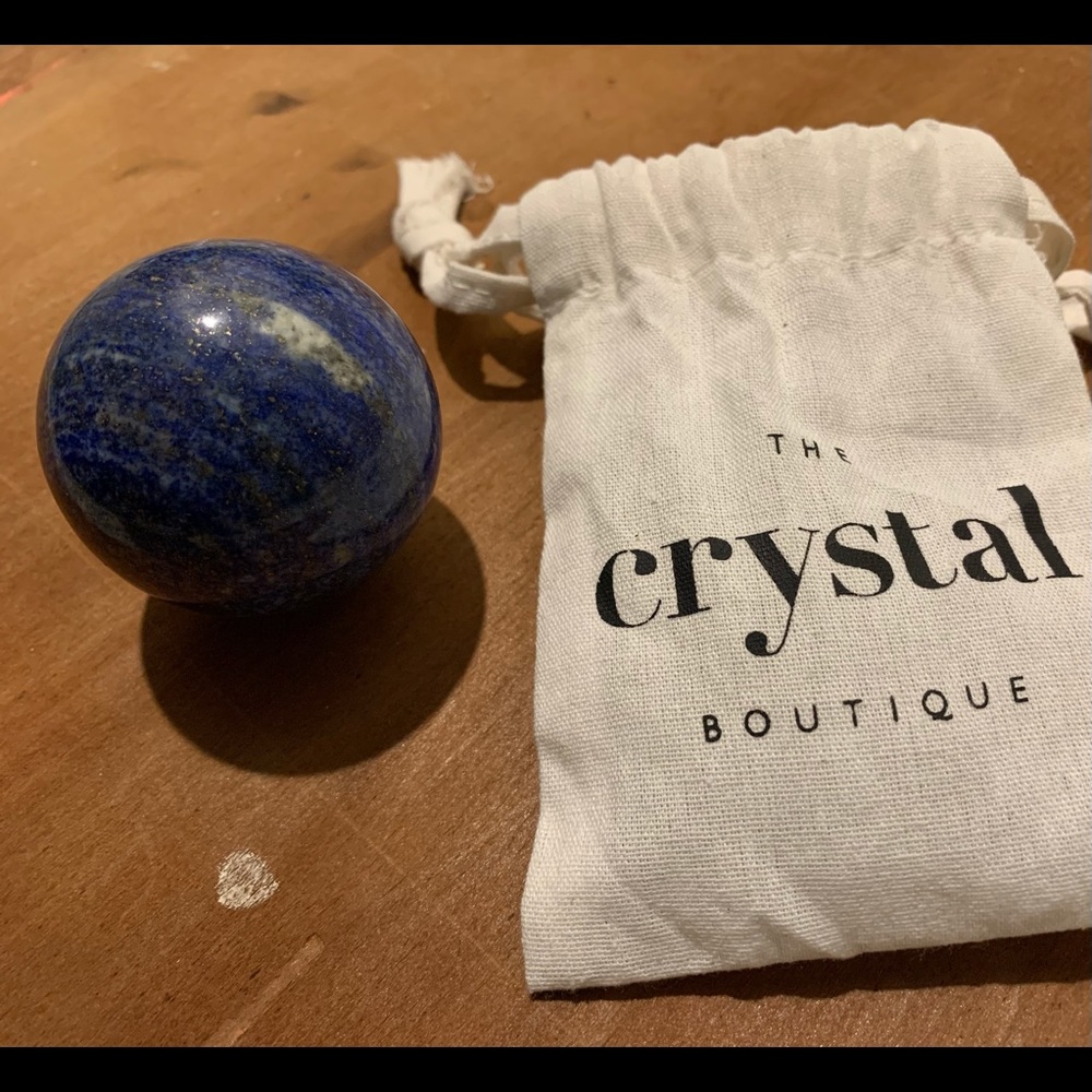 Lapis Crystal Sphere